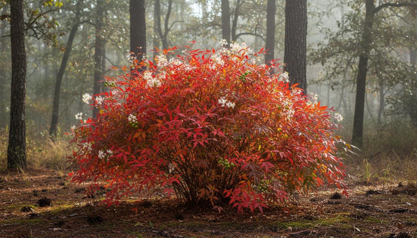 Firepower Heavenly Bamboo (Nandina Domestica 'Firepower') - Ground Layers