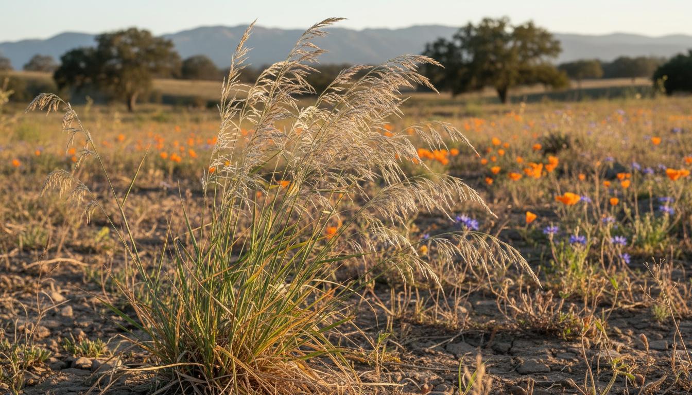 Nodding Needlegrass (Nassella Cernua) - Grasses