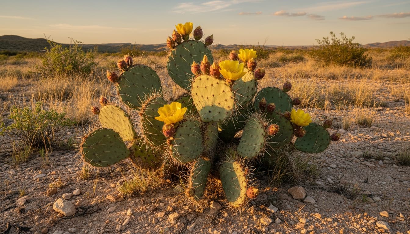 Eastern Prickly Pear (Opuntia Humifusa) - Succulents