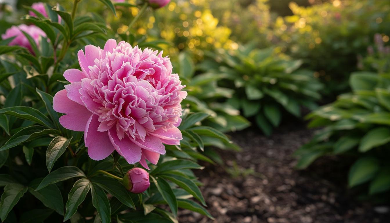 Medium Pink Peony 'Alexander Fleming' (Paeonia 'Alexander Fleming') - Perennials