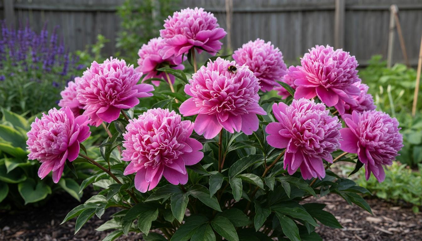 Pink Peony 'Edulis Superba' (Paeonia 'Edulis Superba') - Perennials