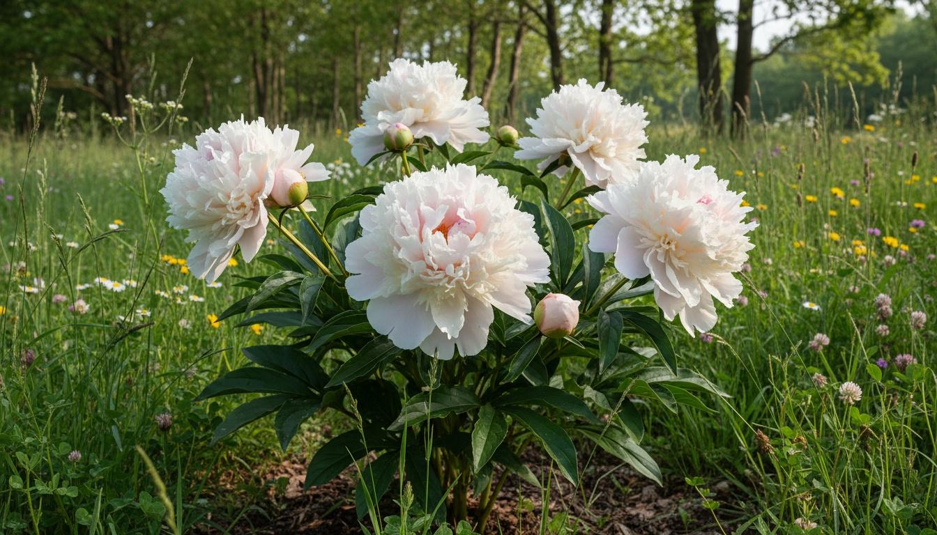 Peony 'Shirley Temple' (Paeonia 'Shirley Temple') - Perennials