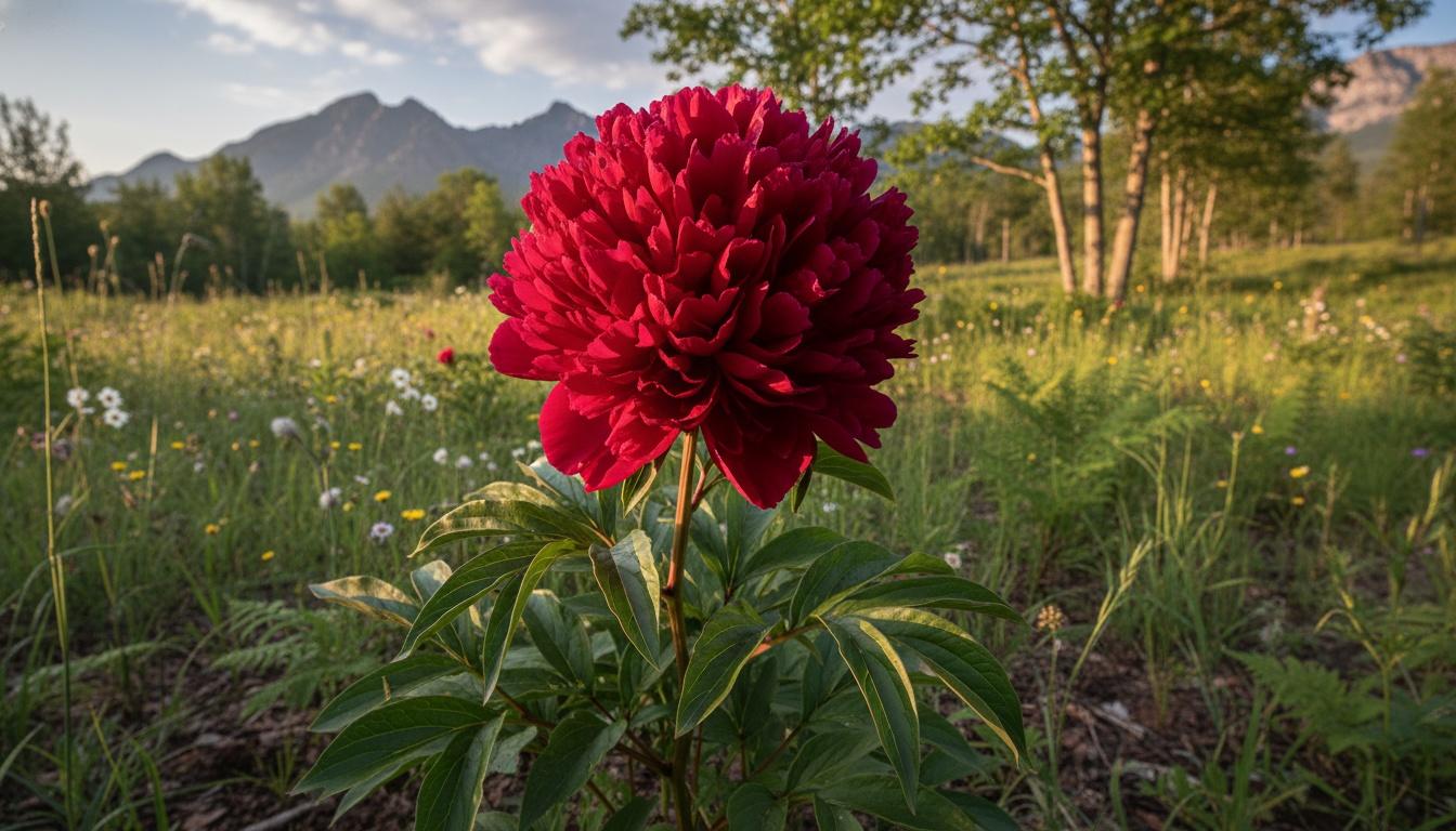 Red Charm Peony (Paeonia Lactiflora 'Red Charm') - Perennials