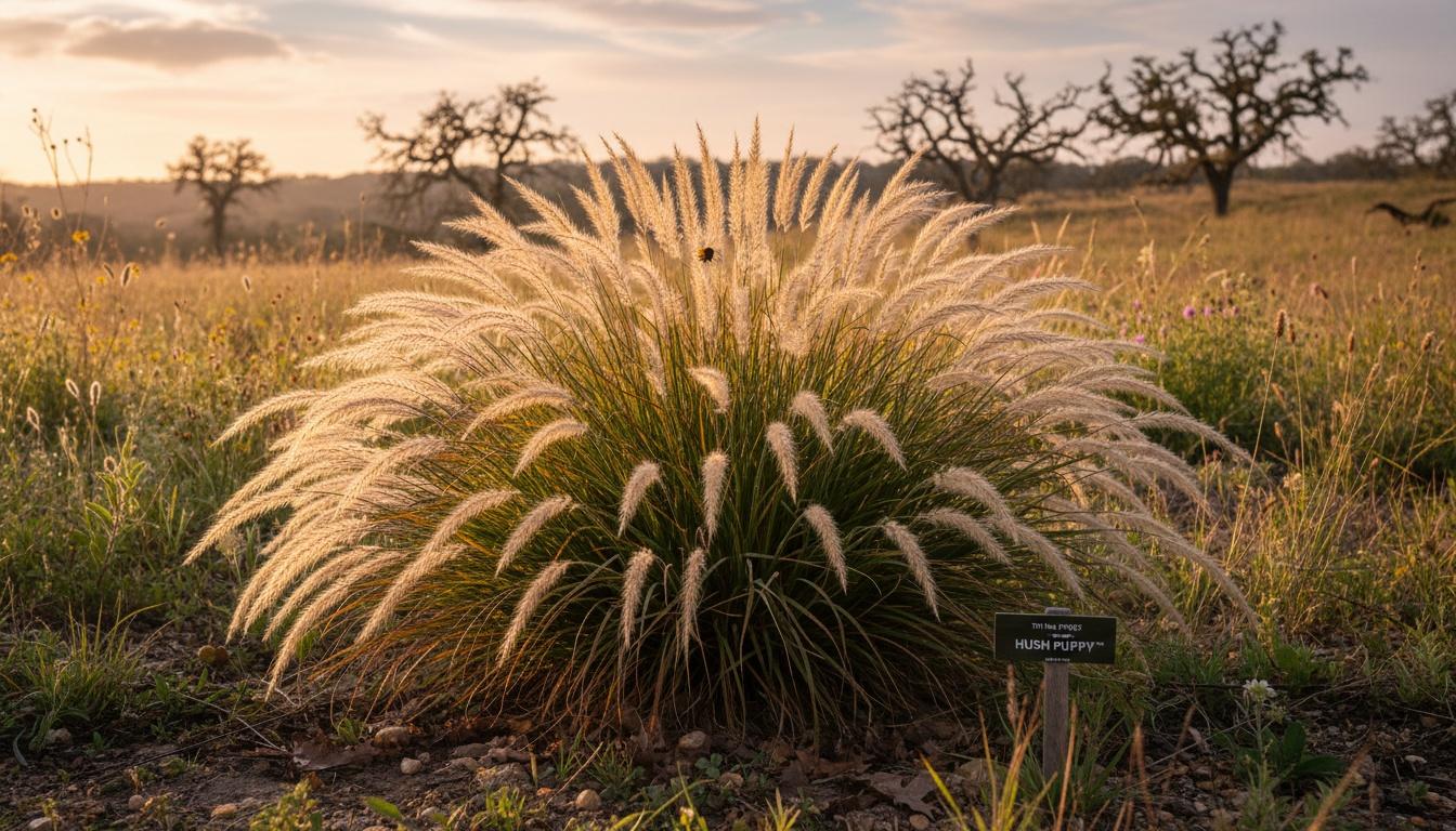 Dwarf Fountain Grass 'Tift Pa5' Pp31027 Hush Puppy™ Pp31027 Hush Puppy™ (Pennisetum Alopecuroides 'Tift Pa5') - Grasses