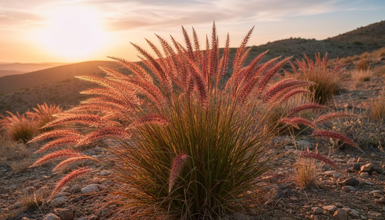 Crimson Fountaingrass (Pennisetum Setaceum) - Grasses