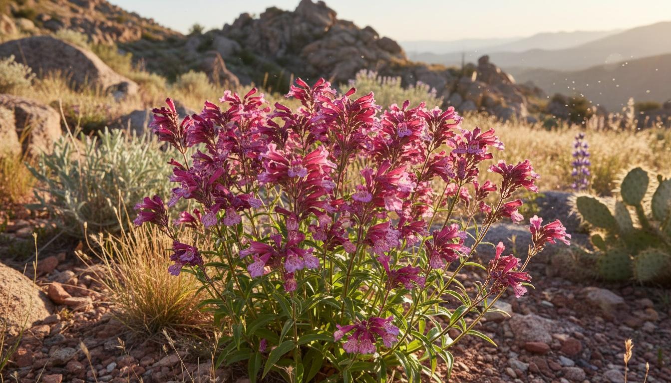 Beardtongue 'Balmibepro' Missionbells™ Missionbells™ (Penstemon  Deep Rose Pp28852 'Balmibepro') - Perennials