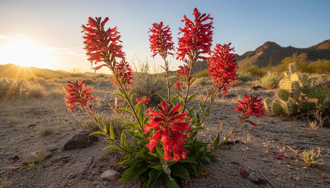 Firecracker Penstemon (Penstemon Eatonii) - Perennials