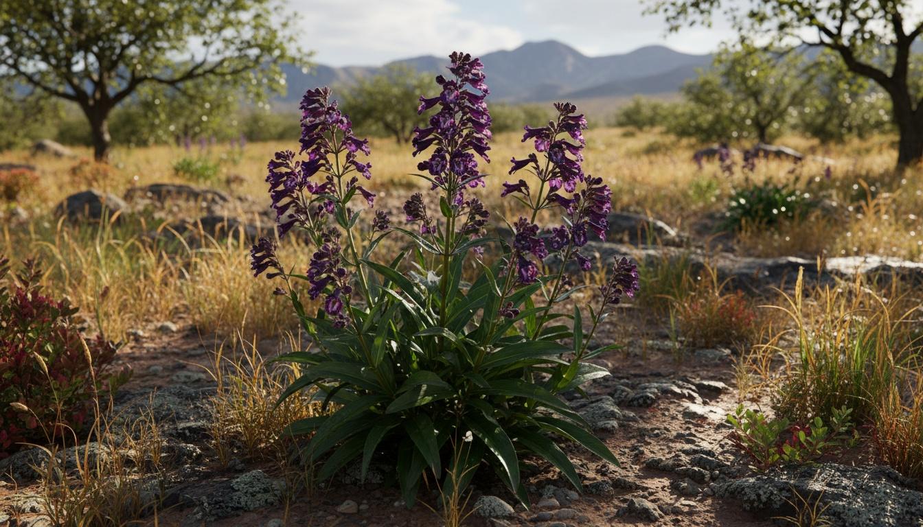 Beardtongue 'Midnight Masquerade' (Penstemon Pp29603 'Midnight Masquerade') - Perennials