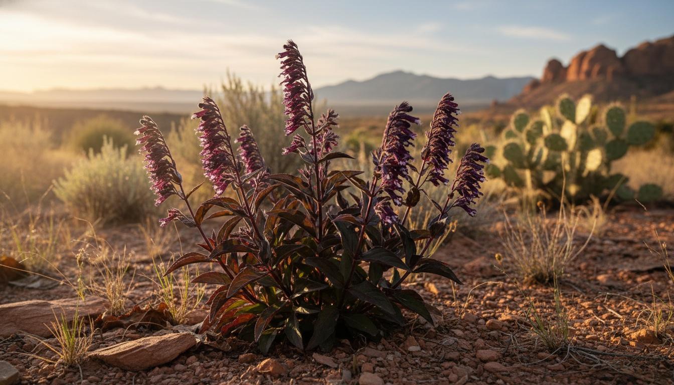 Beard Tongue 'Blackbeard' (Penstemon Pp30052 'Blackbeard') - Perennials