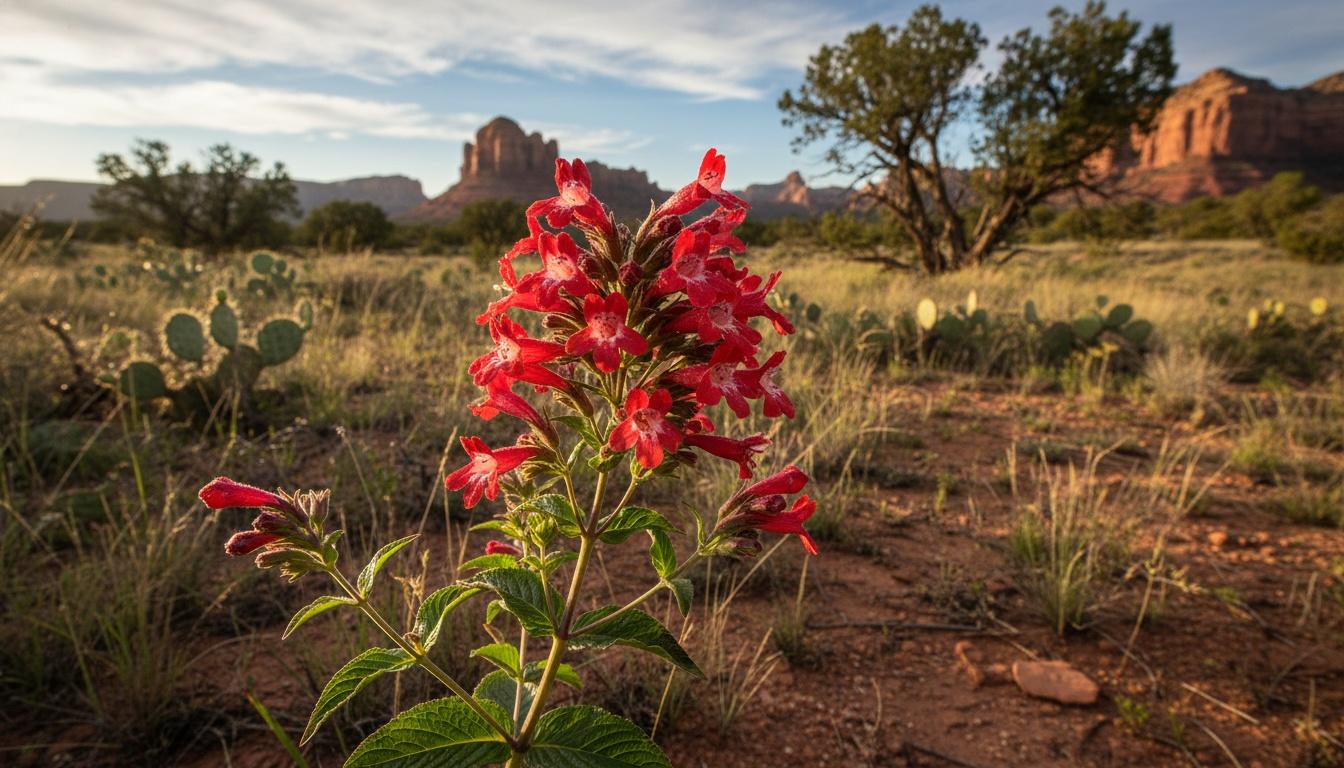 Beardtongue 'Red Riding Hood' (Penstemon Schmidel Pp18950 'Red Riding Hood') - Perennials