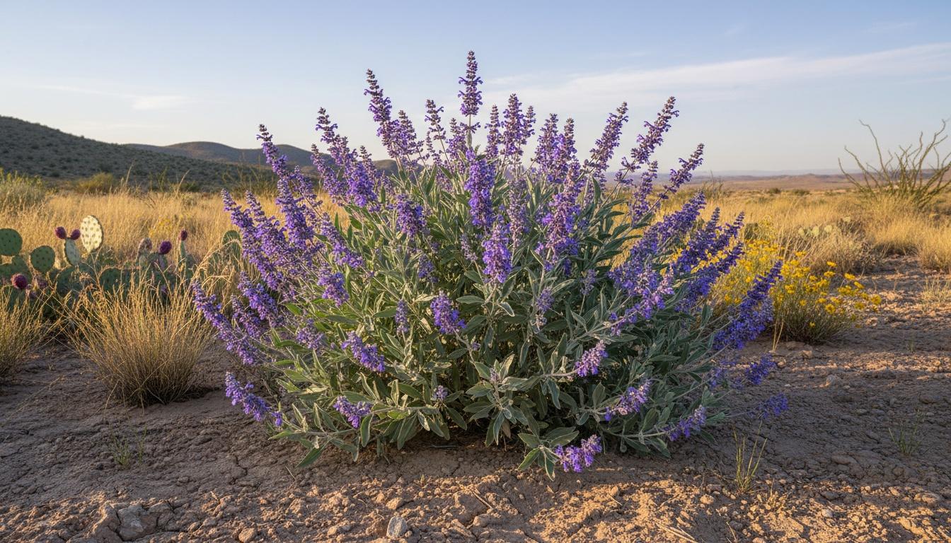 Russian Sage 'Blue Steel' (Perovskia Atriplicifolia 'Blue Steel') - Perennials