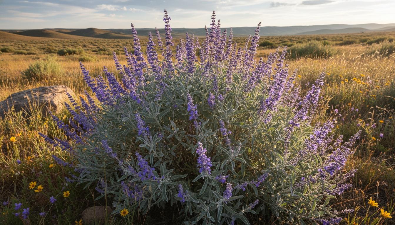 Denim N Lace Russian Sage (Perovskia Atriplicifolia 'Denim N Lace') - Perennials