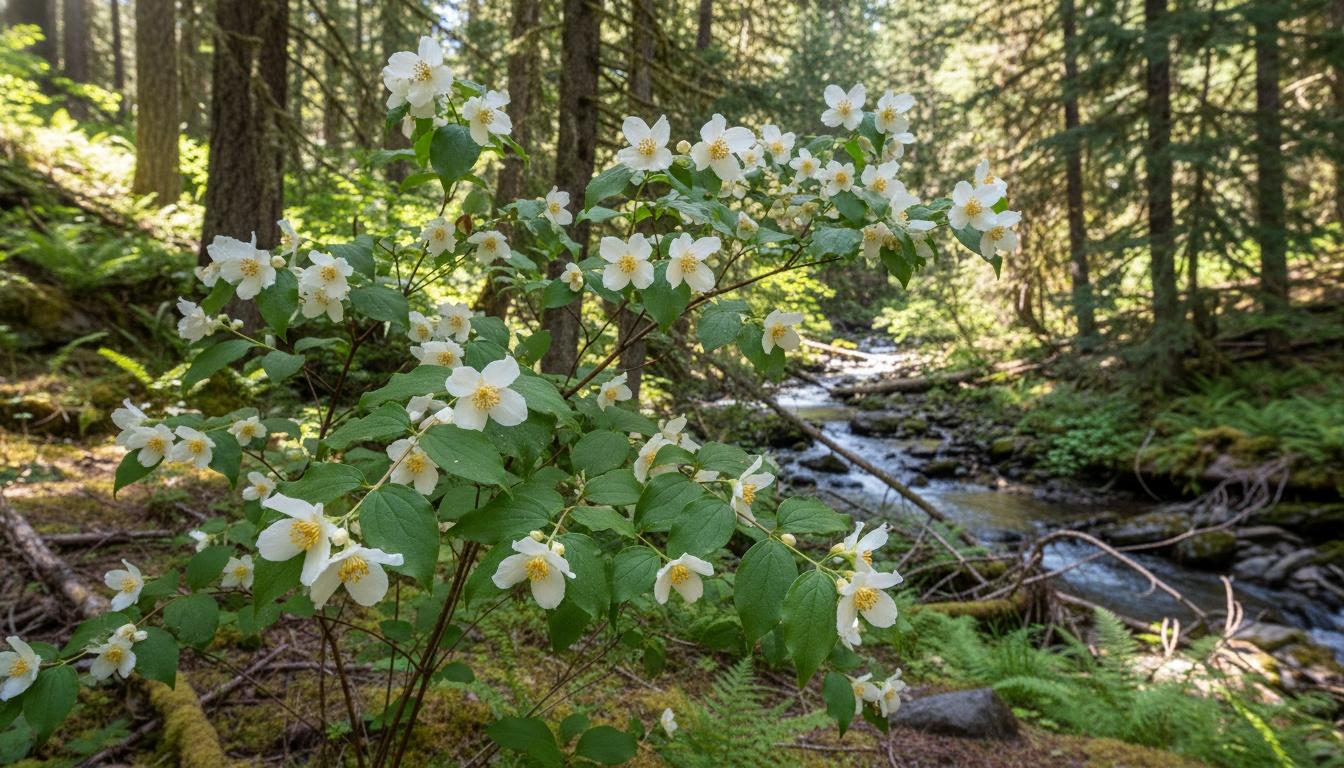 Lewis' Mock Orange (Philadelphus Lewisii) - Ground Layers