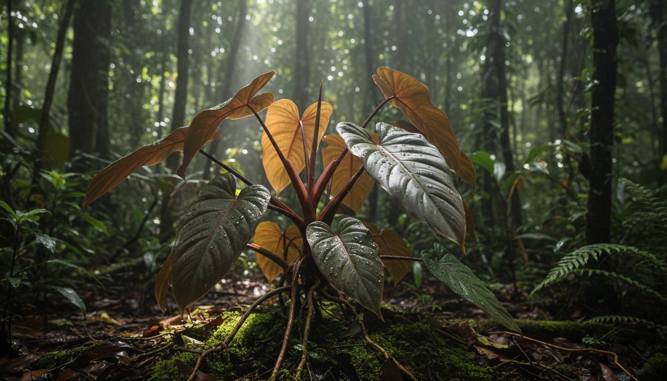 Blushing Philodendron (Philodendron Erubescens) - Ground Layers