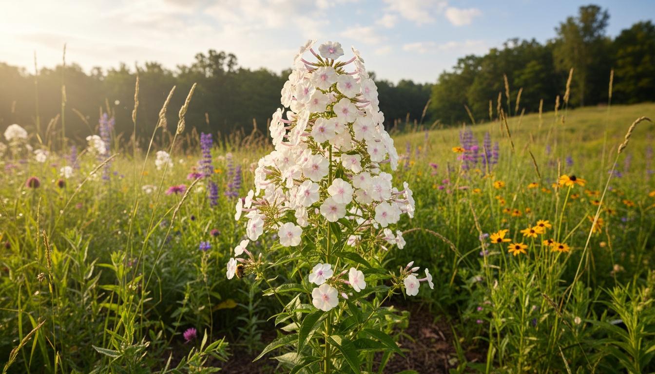 Tall Phlox 'Opalescence' (Phlox Paniculata Luminary™ 'Opalescence') - Perennials