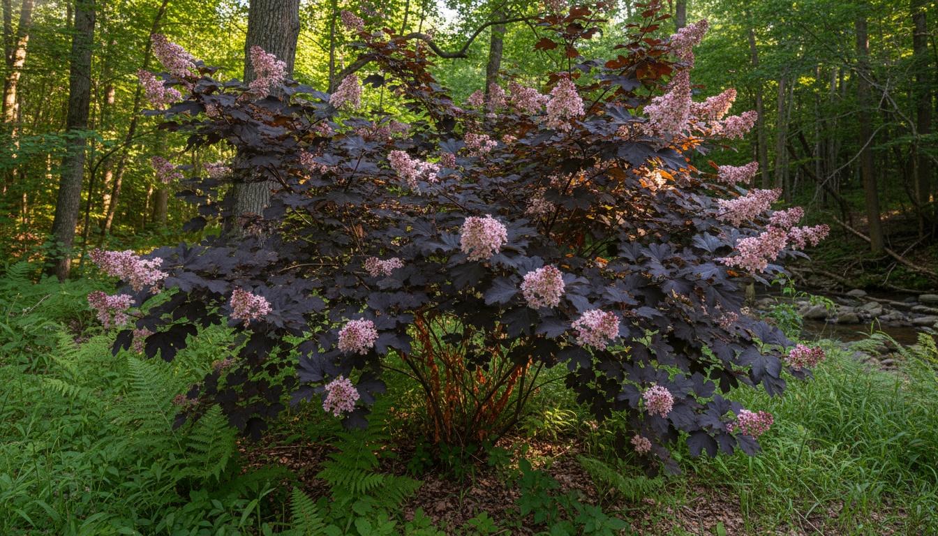 Ninebark 'Smnpms' Pp30232 Summer Wine® Pp30232 Summer Wine® (Physocarpus Opulifolius  Black 'Smnpms') - Ground Layers