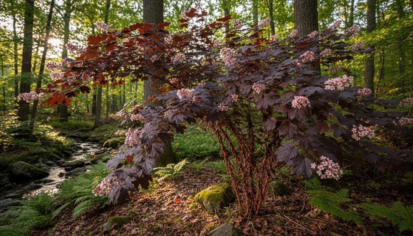Ninebark 'Monlo' Pp11211 Diablo® Pp11211 Diablo® (Physocarpus Opulifolius 'Monlo') - Ground Layers