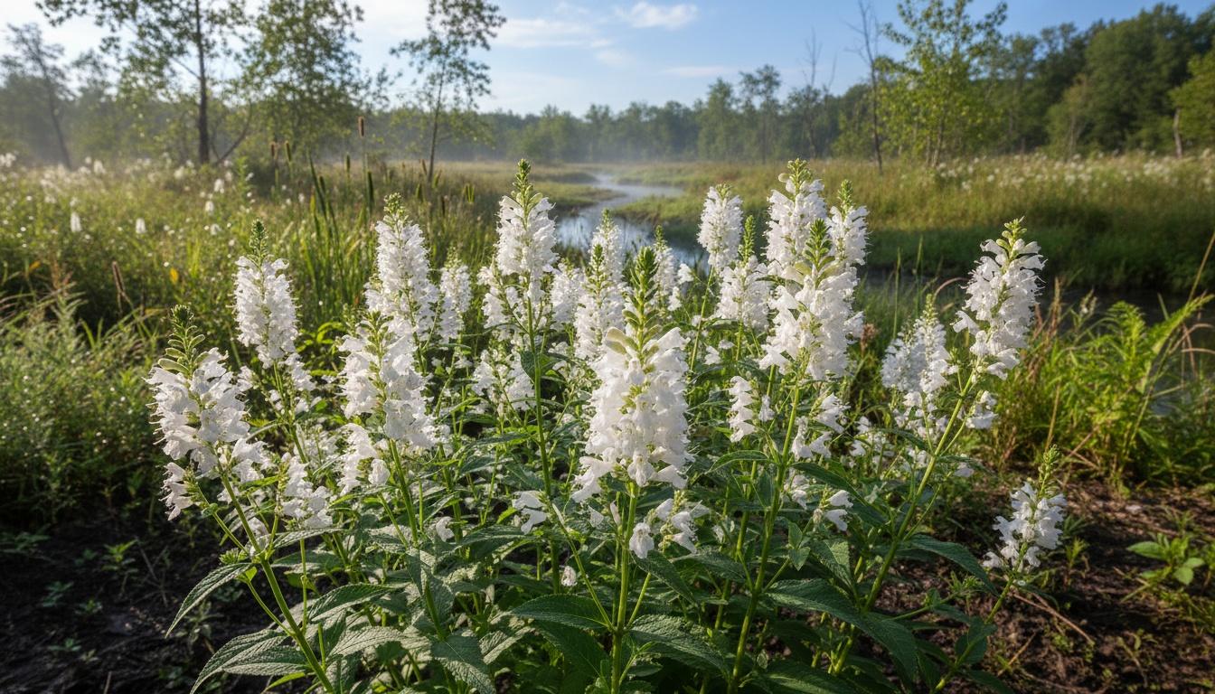 Obedient Plant 'Crystal Peak White' (Physostegia Virginiana 'Crystal Peak White') - Perennials