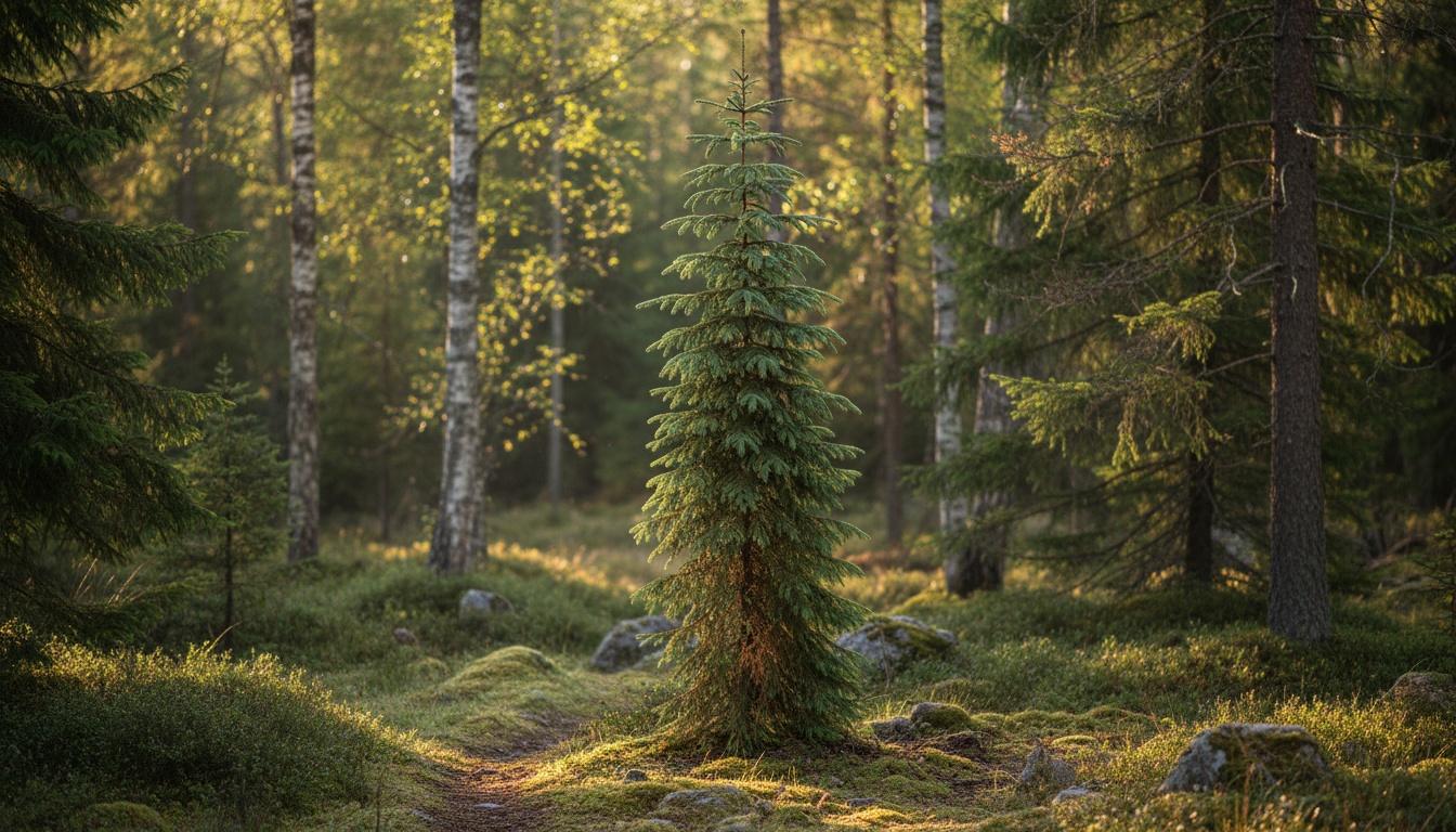 Columnar Norway Spruce 'Columnaris' (Picea Abies 'Columnaris') - Evergreen Trees