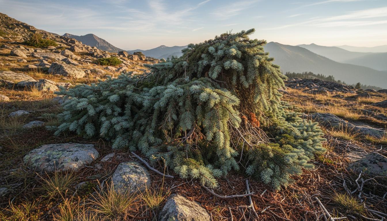 Weeping Engelmann Spruce 'Bush' (Picea Engelmannii S Lace' 'Bush') - Evergreen Trees