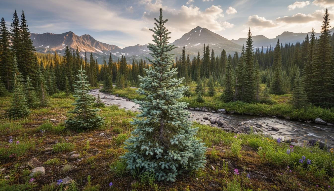 Montrose Spire White Spruce (Picea Glauca 'Montrose Spire') - Evergreen Trees