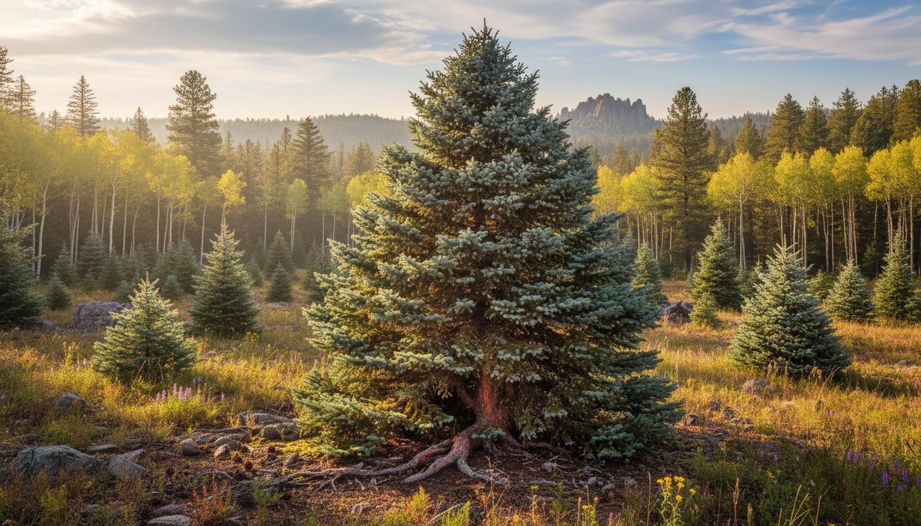 Black Hills Spruce (Picea Glauca Var. Densata) - Evergreen Trees