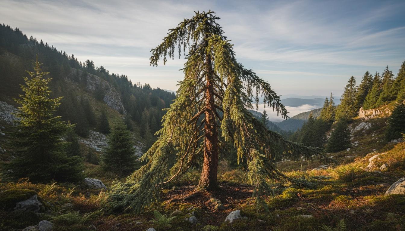 Serbian Spruce 'Pendula' (Picea Omorika 'Pendula') - Evergreen Trees