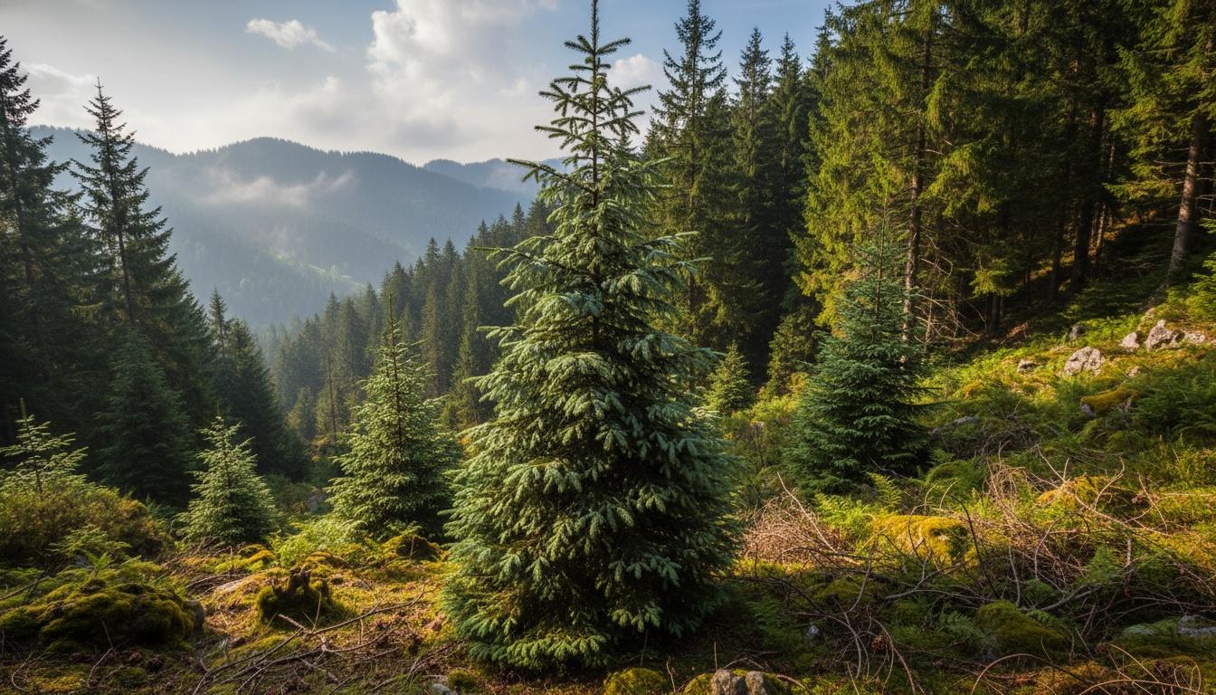 Columnar Oriental Spruce 'Skagit' (Picea Orientalis 'Skagit') - Evergreen Trees