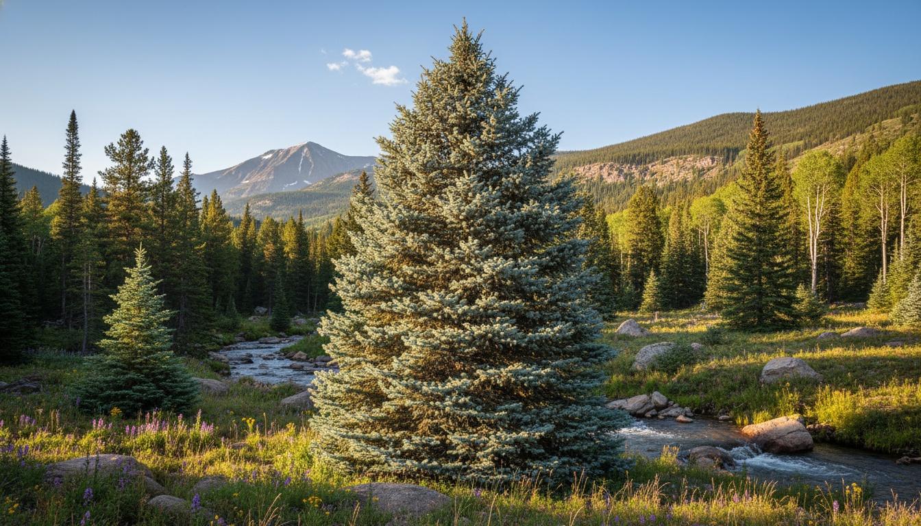 Blue Diamond Colorado Spruce 'Blue Diamond' (Picea Pungens Glauca 'Blue Diamond') - Evergreen Trees