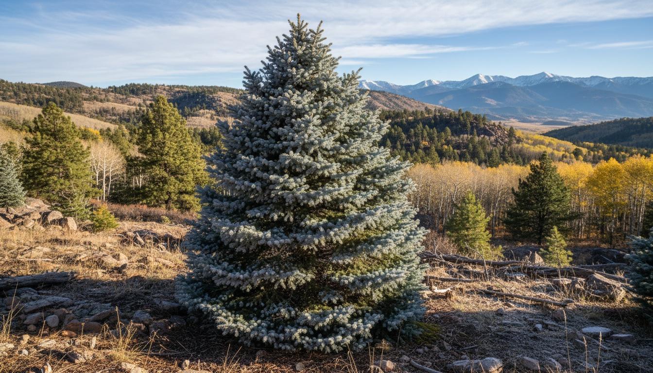 Colorado Blue Spruce 'Fat Albert' (Picea Pungens Glauca 'Fat Albert') - Evergreen Trees