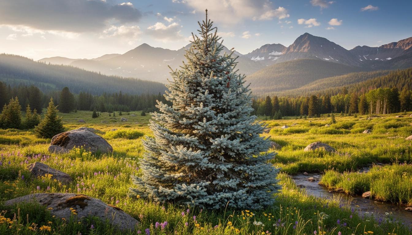 Colorado Blue Spruce 'Hoopsii' (Picea Pungens Glauca 'Hoopsii') - Evergreen Trees