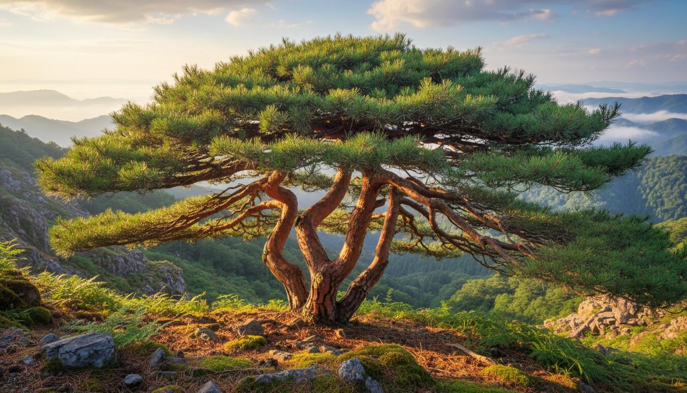 Tanyosho Pine (Pinus Densiflora Umbraculifera) - Evergreen Trees