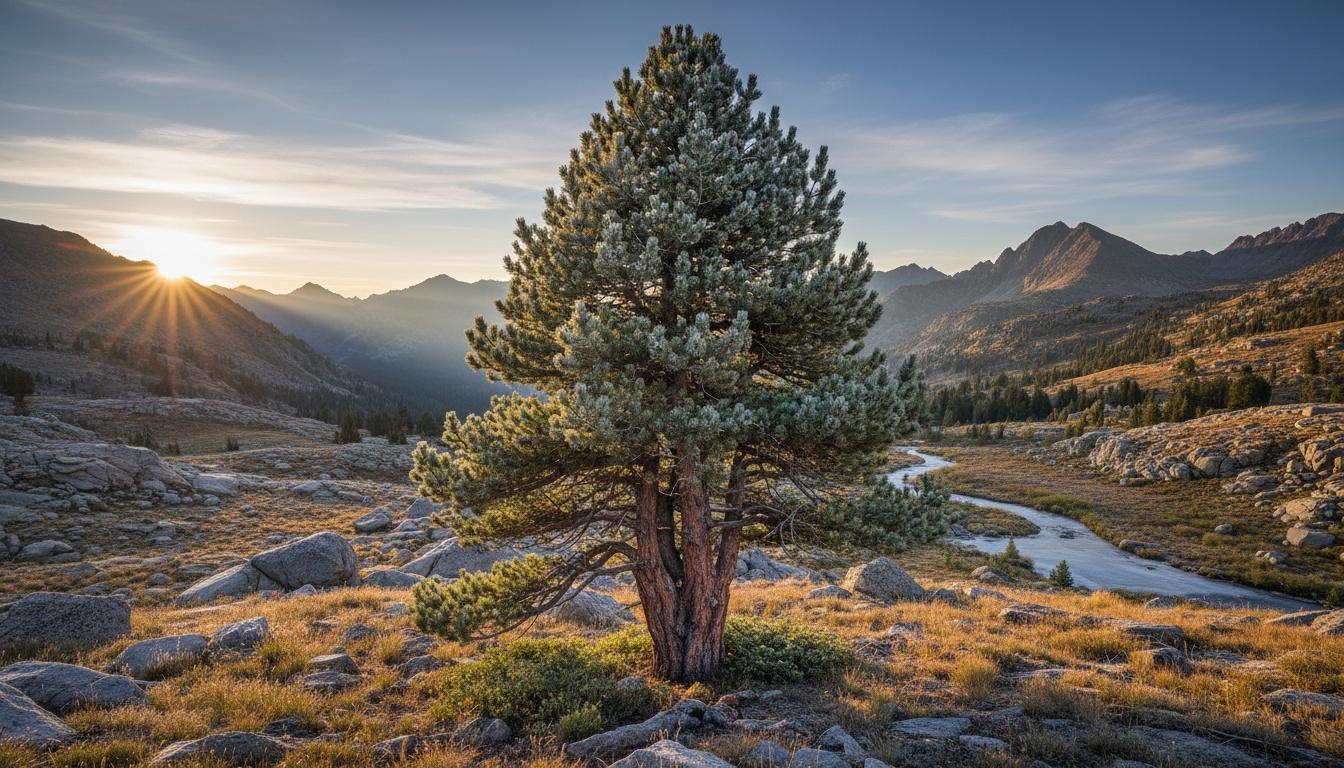 Vanderwolf Pyramid Limber Pine (Pinus Flexilis 'Vanderwolf Pyramid') - Evergreen Trees