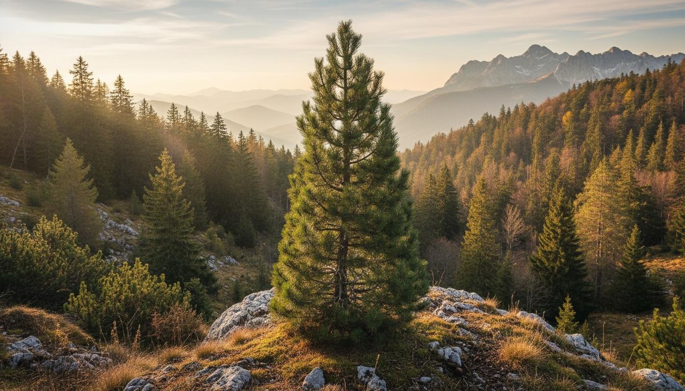 Bosnian Pine 'Emerald Arrow' (Pinus Heldreichii 'Emerald Arrow') - Evergreen Trees