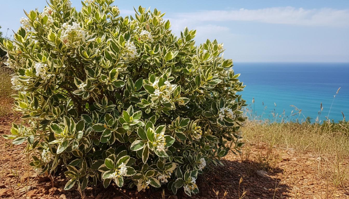 Variegated Japanese Pittosporum (Pittosporum Tobira 'Variegatum') - Ground Layers