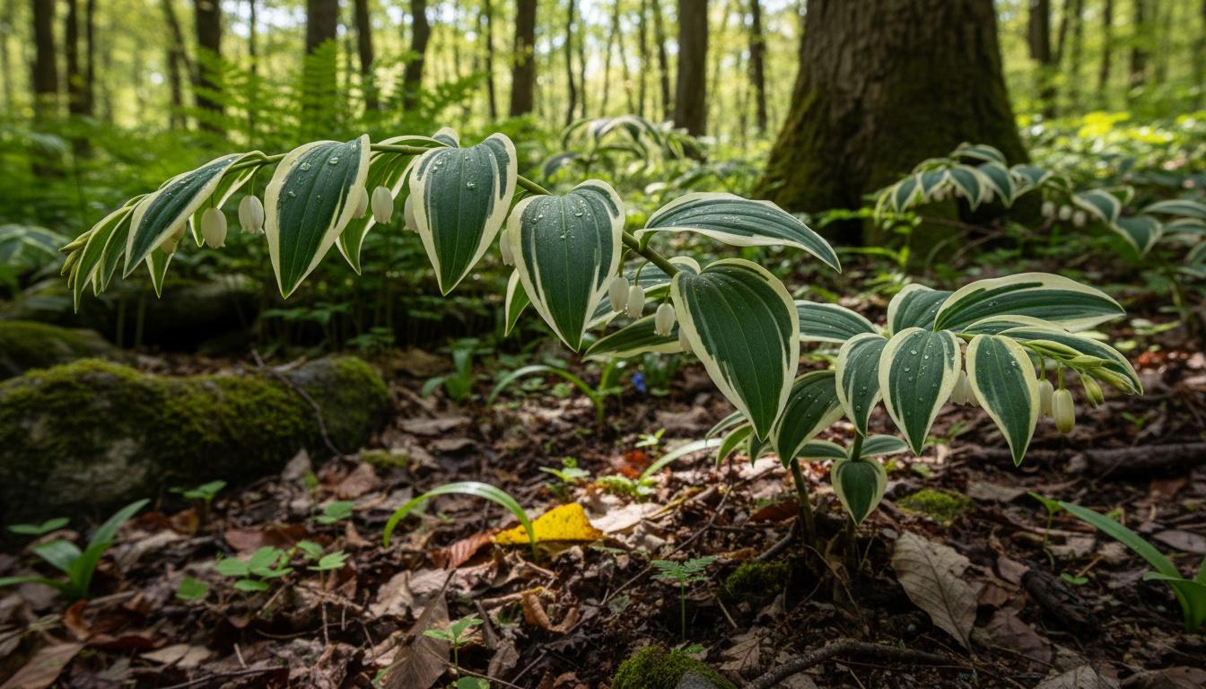 Variegated Solomon'S Seal 'Variegatum' (Polygonatum Falcatum 'Variegatum') - Perennials