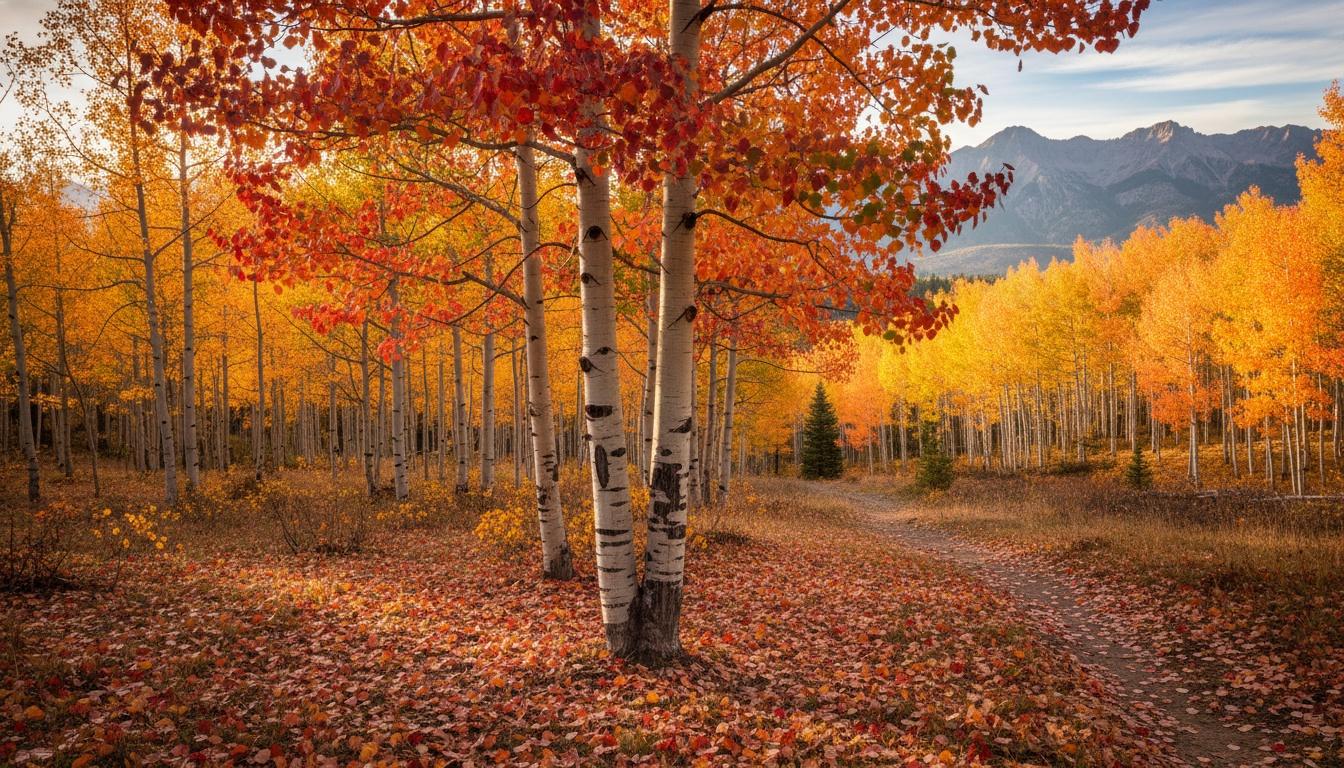 Quaking Aspen 'Kmn01' (Populus Tremuloides Dancing Flame 'Kmn01') - Shade Trees