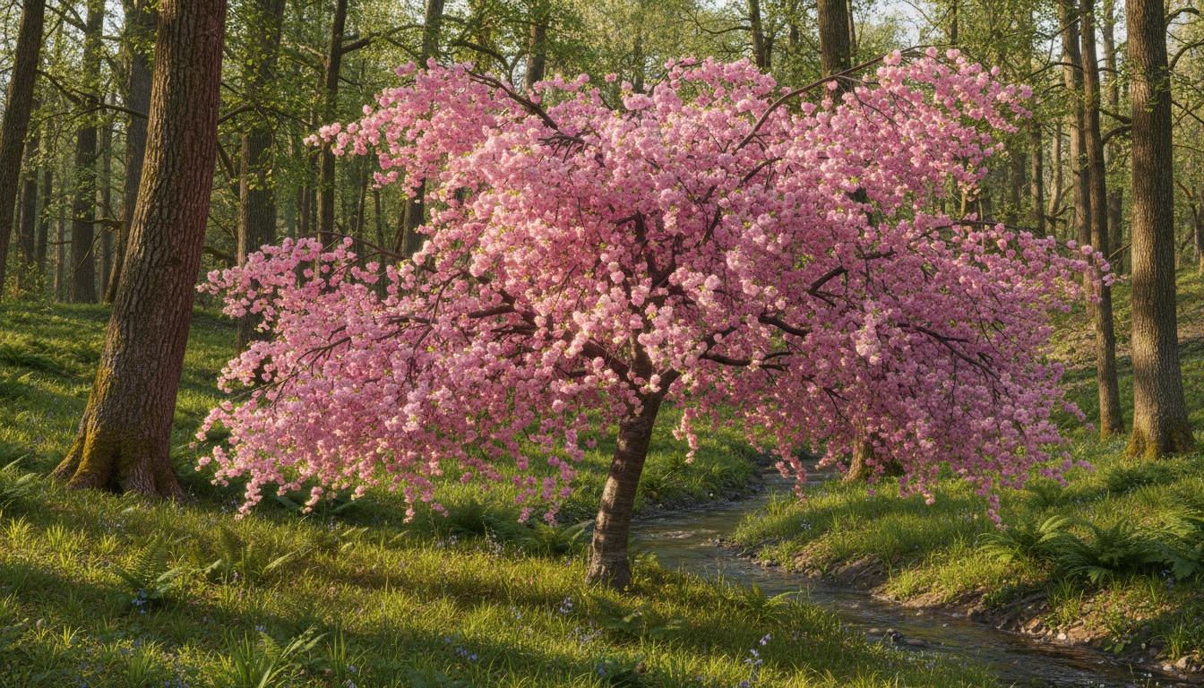 Weeping Flowering Cherry 'Ncph1' Pp27579 Pink Cascade® Pp27579 Pink Cascade® (Prunus 'Ncph1') - Flowering Trees