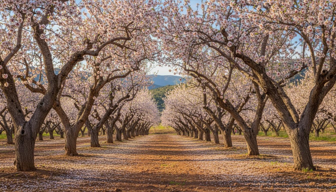 Almond Tree 'Hall' (Prunus Dulcis S Hardy Almond' 'Hall') - Fruit Trees