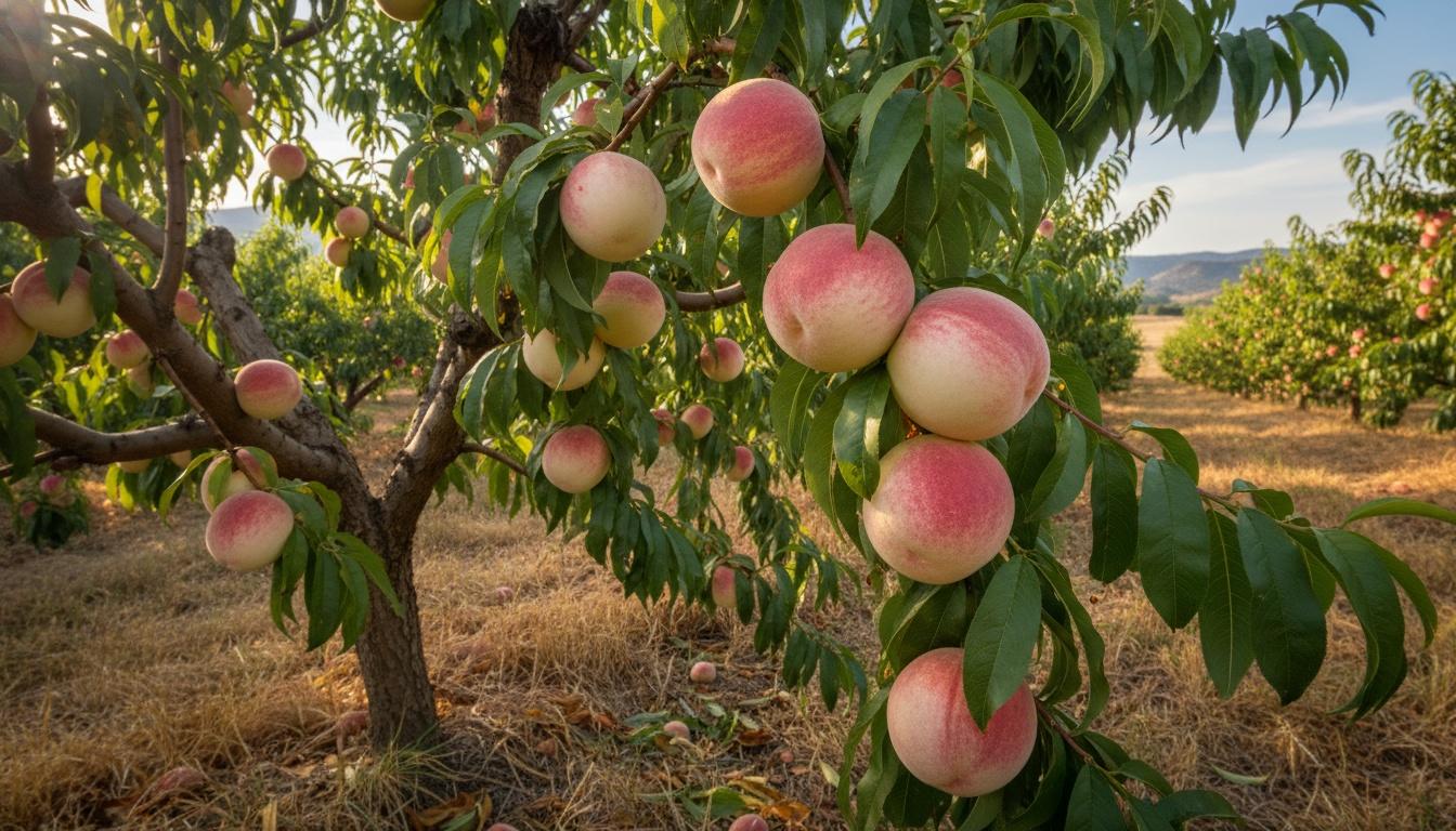 Babcock Peach (Prunus Persica 'Babcock') - Fruit Trees