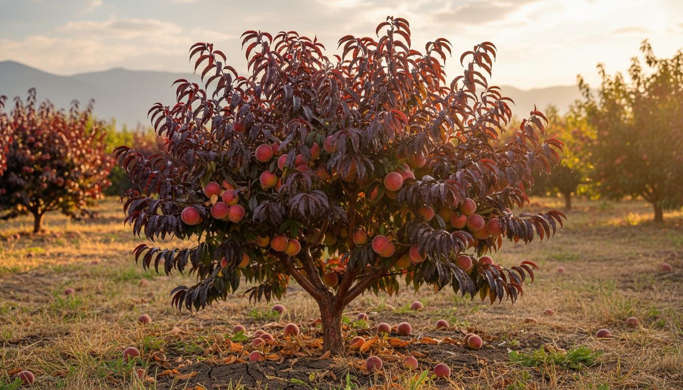 Bonfire Peach (Prunus Persica 'Bonfire') - Fruit Trees