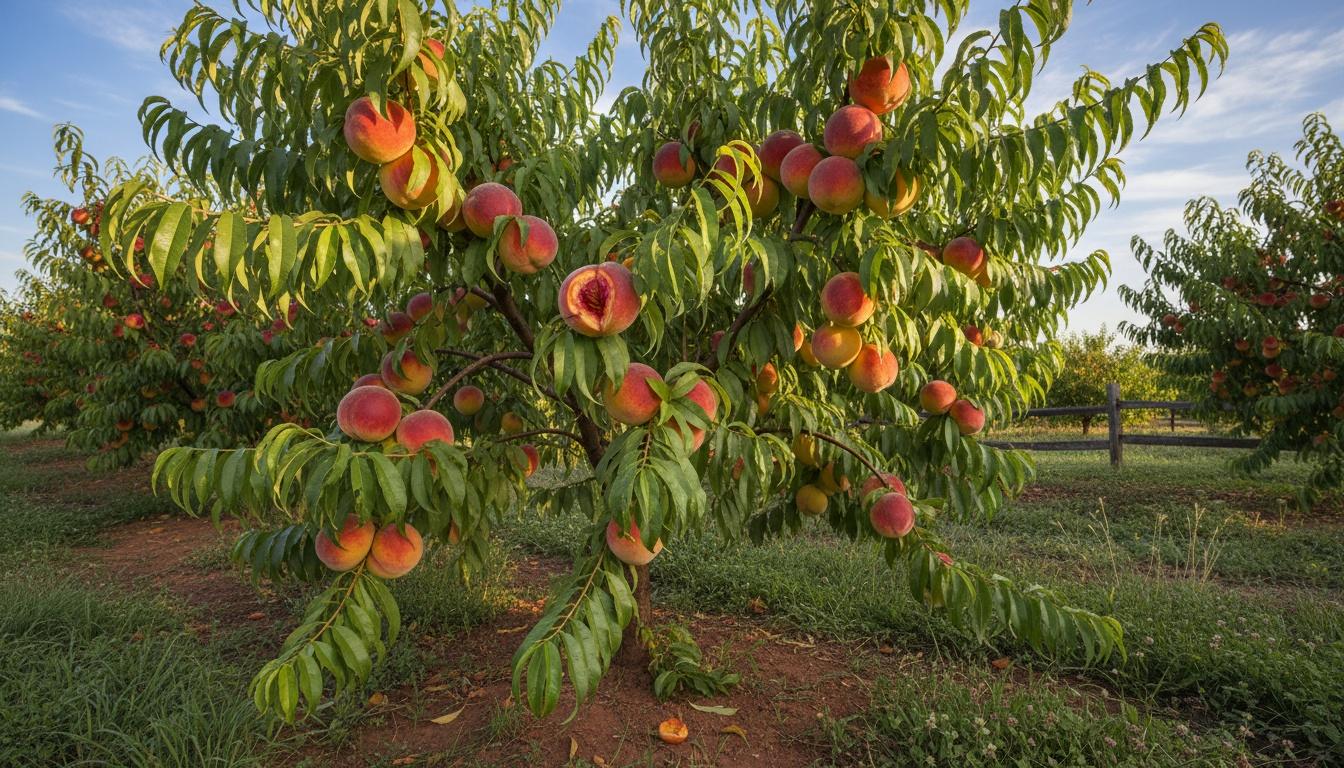 Double Delight Peach (Prunus Persica 'Double Delight') - Fruit Trees