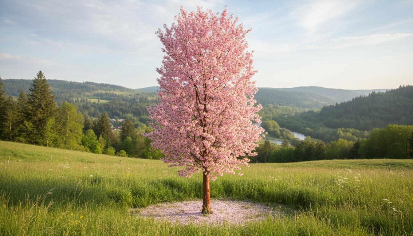 Columnar Flowering Cherry (Prunus Sargentii Columnaris) - Flowering Trees