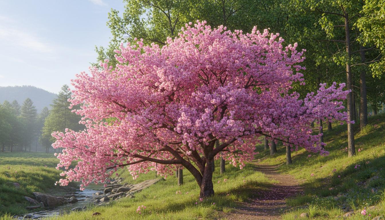 Kwanzan Cherry (Prunus Serrulata 'Kwanzan') - Flowering Trees