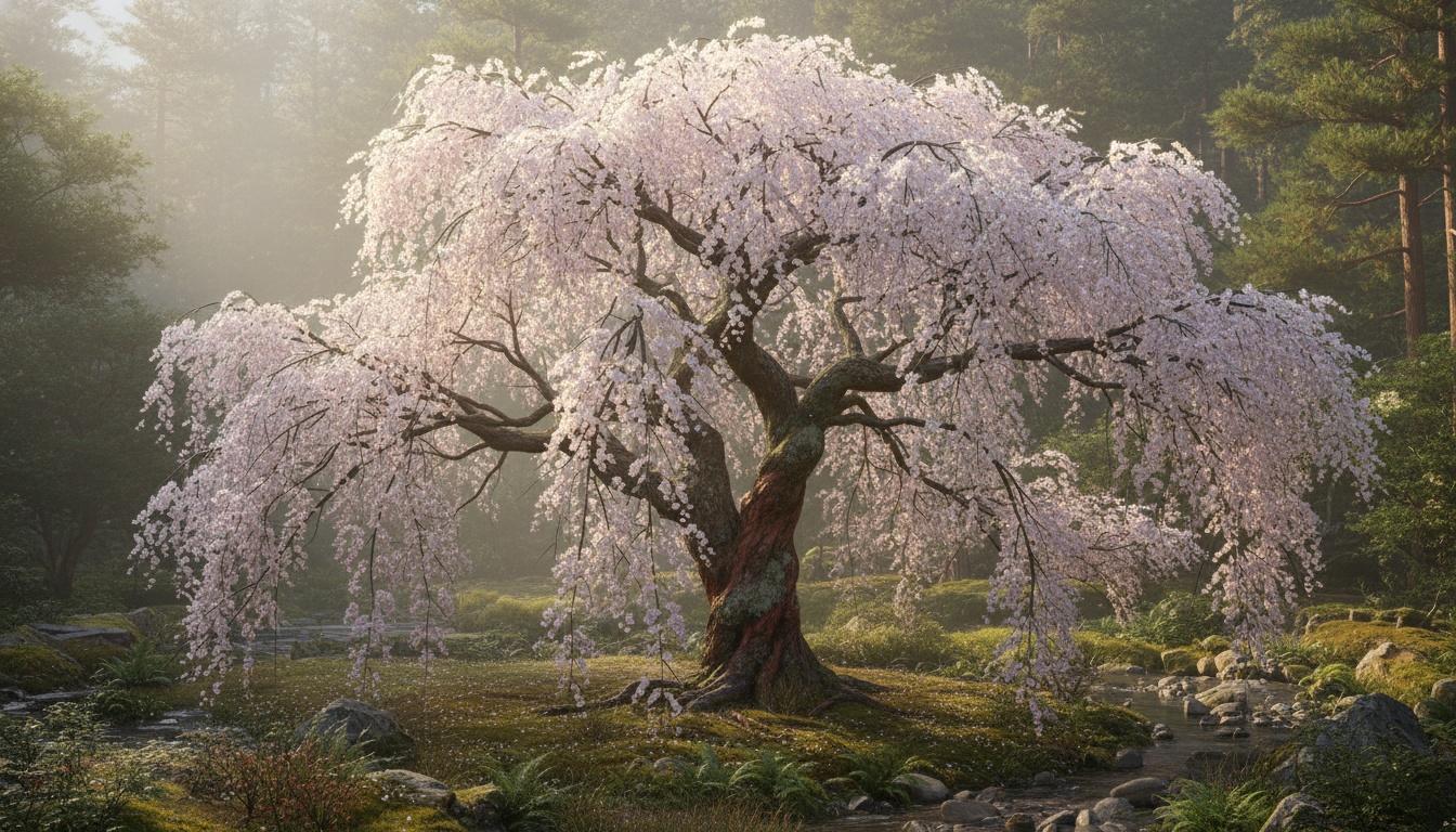 Weeping Yoshino Cherry (Prunus Subhirtella) - Flowering Trees