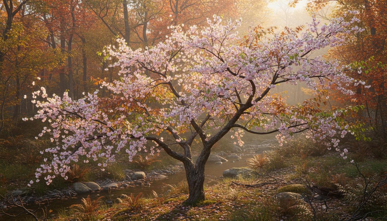 Autumnalis Flowering Cherry (Prunus Subhirtella 'Autumnalis') - Flowering Trees