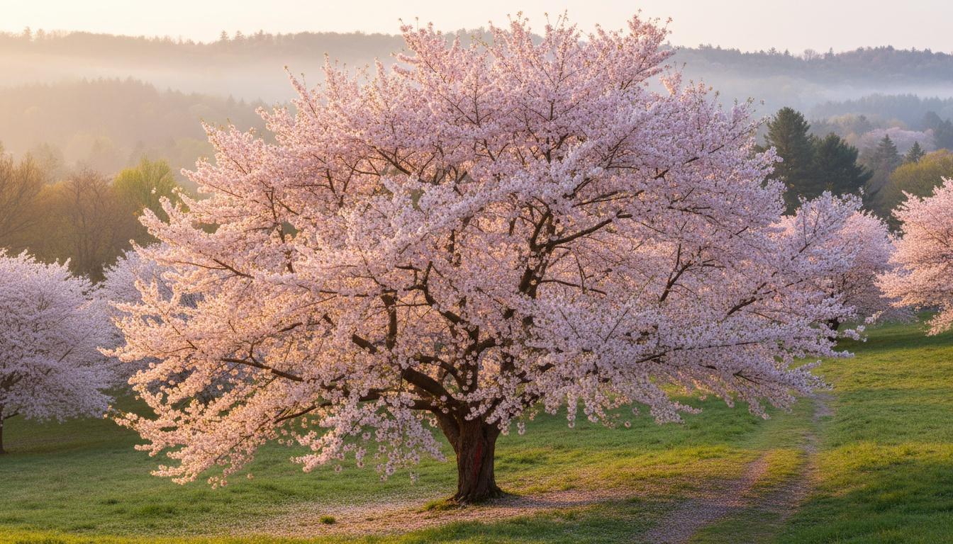 Flowering Cherry 'Akebono' (Prunus Yedoensis 'Akebono') - Flowering Trees