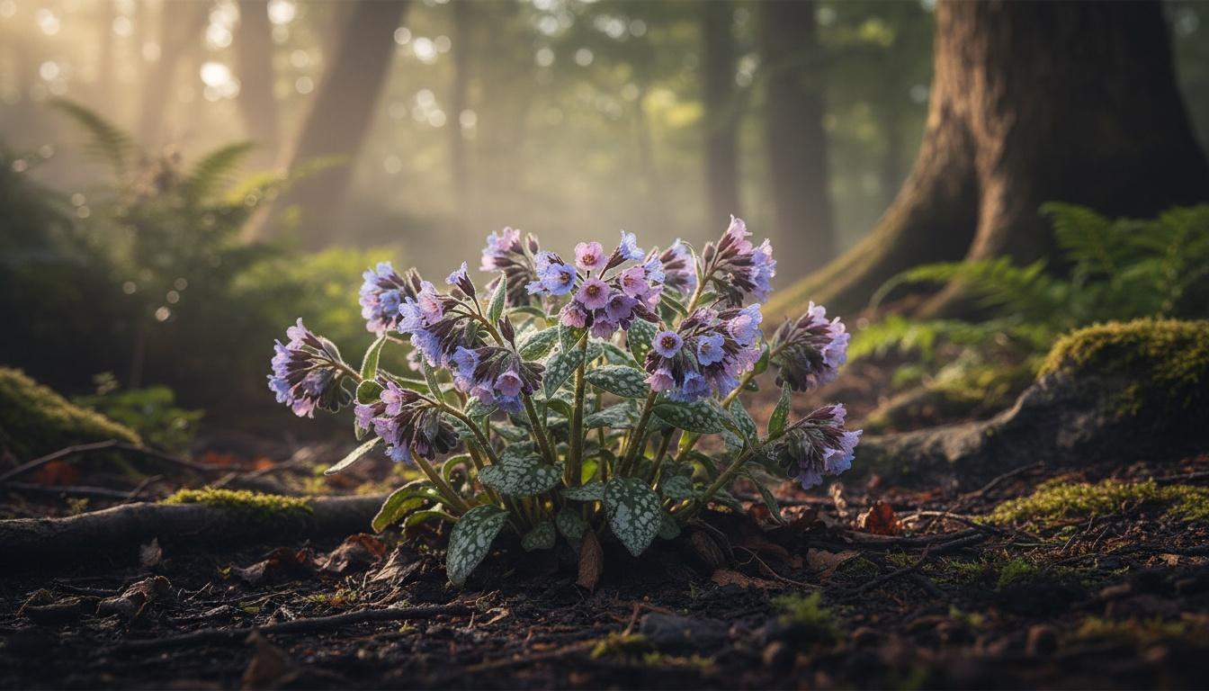 Lungwort 'Twinkle Toes' (Pulmonaria Pp30258 'Twinkle Toes') - Perennials