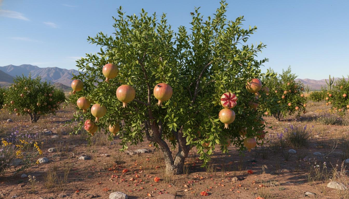 Eversweet Pomegranate (Punica Granatum 'Eversweet') - Fruit Trees
