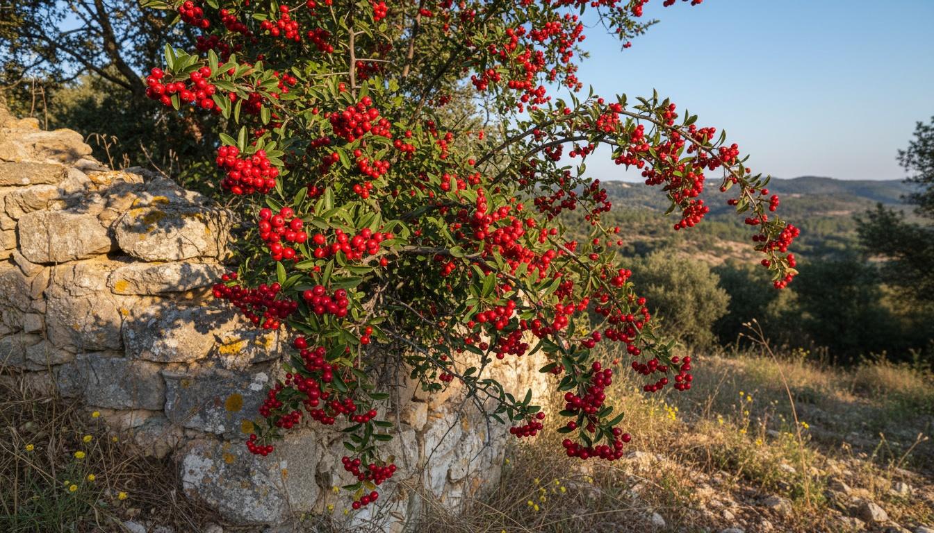 Scarlet Firethorn (Pyracantha Coccinea) - Ground Layers